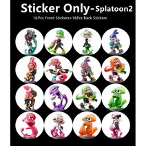 20Pcs NFC Ntag215 코인 태그 키 13 56MHz NTAG 215 카드 라벨 RFID 초경량 레이블 Tagmo 용 25mm 직경 원형 상자, Splatoon2 Sticker