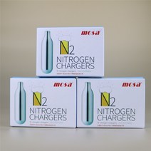 1000ml 빵집 업소용 질소 휘핑기, 질소 캡슐 3박스