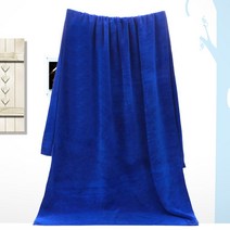 SKANDSALO 미용 타월 미용실 침대에까는 목욕타월 전용 도매 침대커버 두꺼운 큰수건 순면보다 물흡수, T06-진청 두꺼운, C01-80x180cm