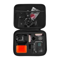 카메라 제습함GoPro 영웅을위한 휴대용 운반 케이스 10 9 8 7 저장 부대 ShockProof 방수 여행 단단한 포탄, 02 M