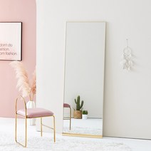 피코 스탠드 전신거울 사각형 드레스룸 600x1700, 로즈골드