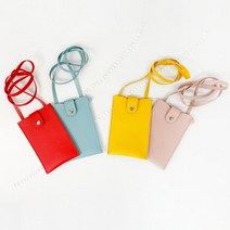 딸선물용 휴대폰 크로스백 만들기 DIY 손바느질diy 직장인취미 취미키트 가죽공예독학, 체리레드, 1개