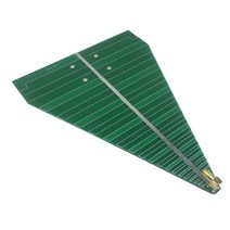 6-7dB UWB 740MHz-6000MHz 로그 주기 안테나 초광대역 로그 주기, 15 x 20cm, 초록, ABS