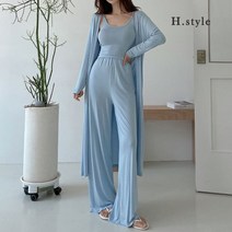 에이치스타일 SET 롱가디건3세트 여름 트레이닝
