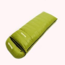 거위털 초경량 겨울 슬리핑백 캠핑용 구즈다운 침낭초대형 화이트 구스 다운 침낭 따뜻한 겨울용 충전재, 11 Green 2800g