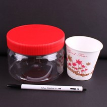 식품용기 500g 광구 젓갈 반찬 페트 양념 광구 통 용기 병, 1개