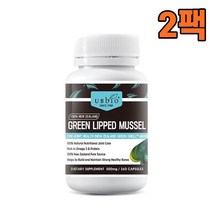 뉴질랜드 유비바이오 초록입홍합 500mg 360캡슐, 2팩