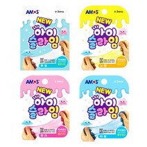 아모스 아이 슬라임 70g 완구 핑크, 5개
