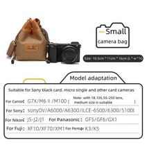 카메라 백팩 소형 가방 디지털 Dslr 방수 충격 방지 배낭 니콘 캐논 소니 비디오, [02] Small black, 1개
