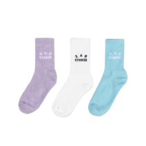[정품] 아이앱 스튜디오 삭스 팩 화이트 퍼플 시안 912386, ONE SIZE
