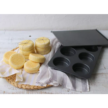 6구 계란빵 오븐 틀 홍두병 풀 빵 곰돌이 몰드 홈 베이킹, 1개