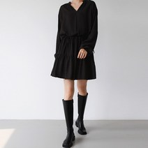 캉캉 스트링 미니 원피스