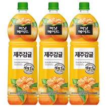 미닛메이드 제주감귤 1.5L x 6펫 / 감귤음료 쥬스, 6개