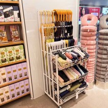 우산 매대 편의점 슈퍼마켓 진열대 선반 걸이 판매대, 상세이페이지 참고, 유명창작 블랙 60x45x167CM