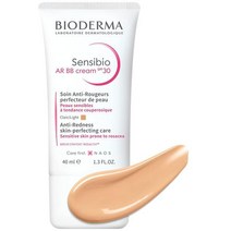 바이오더마인텐시브밤 아토덤 바이오더마 Sensibio AR BB Creme 선 프로텍션 팩터 30 스킨 퍼펙팅 안티 레드 케어 40ml, 단일수량