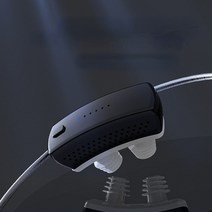 수면무호흡증 양압기마스크 코골이방지기구 휴대용 전기 코골이 중지 수면 비강 울혈 장치 지능형 교정 방지, 1개