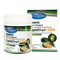 Healthfarm Green Mussel Lipid Shell 12500 헬스팜 뉴질랜드 초록입홍합 125000 180정