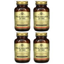 솔가 폴리코사놀 영양제 보충제 20mg 베지캡슐 100 정, 100정, 4개