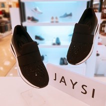 JEYSI 소가죽 여성 키높이 슬립온 스니커즈 5cm K001 통굽운동화