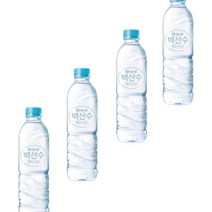 백산수 안전한 생수 무라벨 500ml 40페트 1박스
