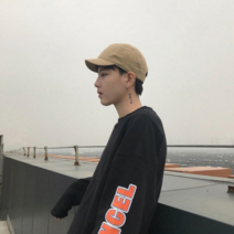 남자 캐주얼 스트릿 작은챙 짧은 미니 모자 볼캡