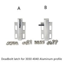 오래보아 각파이프 3030 알루미늄 프로파일 4040 도어 프레임 잠금 장치용 데드볼트, b