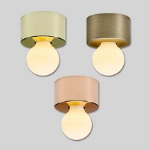 원통 다이렉트 직부 베란다등 현관등 인테리어 조명 골드 로즈골드 황동