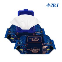 신상품-닥터큐 수려니 프리미엄 플레인 물티슈 캡형 (10팩/box) 크고 두툼한 원단으로 다용도 활용 가능한 프리미엄 물티슈