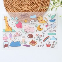 의류 열전사지 굿나잇 기린(92801) A3