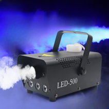 스모그머신 포그머신 연무 연기발생기 연무기 무대 효과 공연장, (500W 리모컨 + 7색변색 + 오일2)
