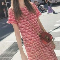 눈물의여왕 김지원 트위드 원피스 8회 홍해인 스타일 봄 여름 핑크 스타일