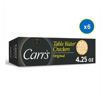 카스 테이블 워터 크래커 오리지널 120g 6팩 Carrs Table Water Crackers Original, 6개