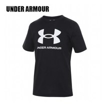 [언더아머] 주니어 스포츠스타일 로고 SS 반팔티 1363282_001