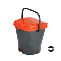 리빙월드 음식물수거함 4종택1 5L/10L/20L/40L 음식물쓰레기통, 업소용 음식물수거함 20L