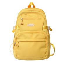 중학교책가방 중학생학원가방 중등 중고등 새로운 솔리드 컬러 여성용 배낭 십대 소녀를위한 멀티 포켓 학