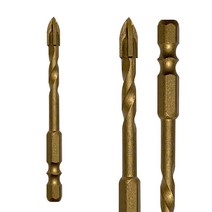 10+1 타일비트 타일기리 티타늄 고강도드릴비트 6.5mm, 티타늄 드릴비트 1개