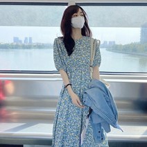 NENAI 여성 꽃무늬원피스빅사이즈 원피스