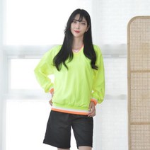 싸다구 지앤제이 4color 형광 티셔츠 바람막이 브이넥