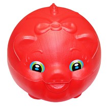 빅사이즈 (특대형 돼지저금통) 26cmX 23cmX20cm 복 돼지 동전 저금통, 1개, 빨강색