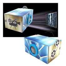 과학키트-무전원 스마트폰 프로젝터 짱짱 만들기-빛의 굴절