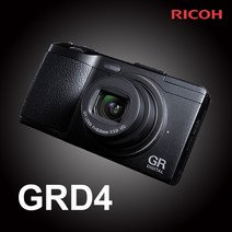 RICOH 정품 GR Digital IV [GRD4] 색감좋은 하이엔드 디카 k, 블랙, 추가호환배터리+강화커버