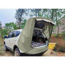 자동차 차박 트렁크 폴대형 꼬리텐트 130x175 카키 도킹 텐트 suv 도킹텐트 원터치 카니발 스타렉스 레이, 단품, 단품