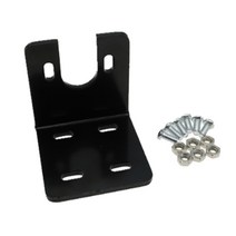 U-775 795 설치 L 브래킷 모터 마운트 U 모양 DC 마이크로 모터 고정베이스, 52x54x50mm, 블랙, 철