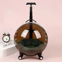 고양이 강아지 캐리어 백팩 가방 야외 여행 풀러 케이스 아웃 투명 수하물 대용량 여름 스위트, 어번