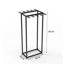 스키 스노우 보드 거치 서핑보드 보드샵 작업장 보수, 블랙휠포함80x40x180CM