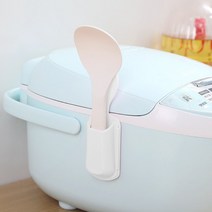 사각 밥주걱 홀더 받침대 거치대 (밥주걱홀더 키친툴 밥주걱받침 주방용품 밥주걱거치대 밥주걱꽂이 밥주걱걸이 주방용품꽂이 키친둘꽃이 주방거치대), 1밥주걱홀더-화이트