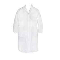 일회용 실험실 부직포가운 50매 클린복 실험복 보호복 방진복 제약, 실험실가운  L 50매