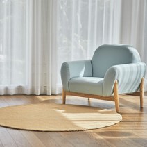 리진 내츄럴 라탄스타일 원형러그 (150cm)