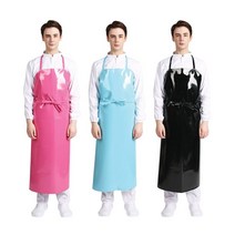 시둥마켓 +[시둥마켓]+_ 발수앞치마 조리사앞치마 실습앞치마 식당앞치마 시장앞치마, 양면코팅 방수앞치마(100), 화이트/H형