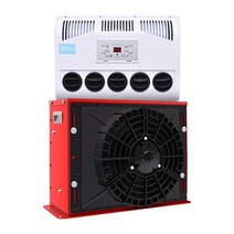무시동에어컨 차박 연료절약 탑차 냉방기 24V 12v, 12V입식빨간색+액세서리전체세트